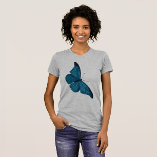 Camiseta Mariposa morfa azul