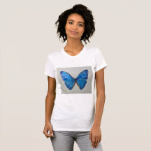 Mariposa morfa azul