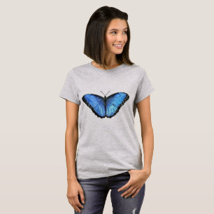 Camiseta Mariposa morfa azul