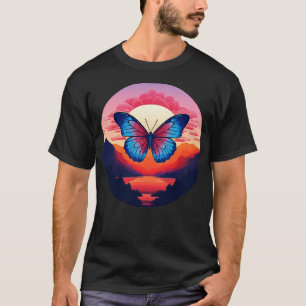 Camiseta Mariposa Morpho Azul 8