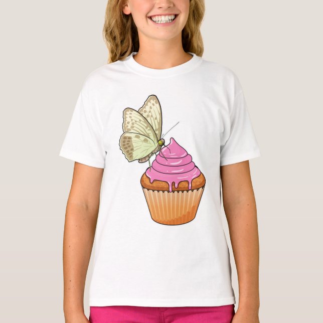Camiseta Mariposa Muffin (Anverso)