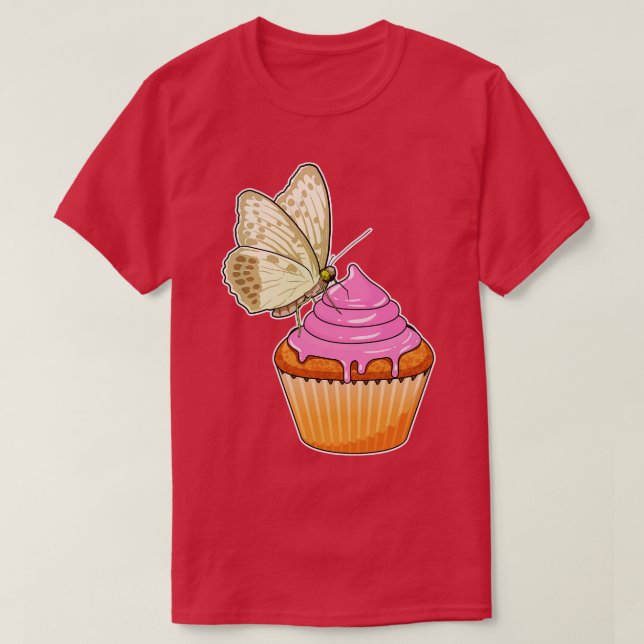 Camiseta Mariposa Muffin (Diseño del anverso)