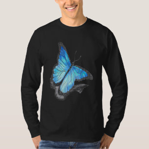 Camiseta Mariposa multicolor suave