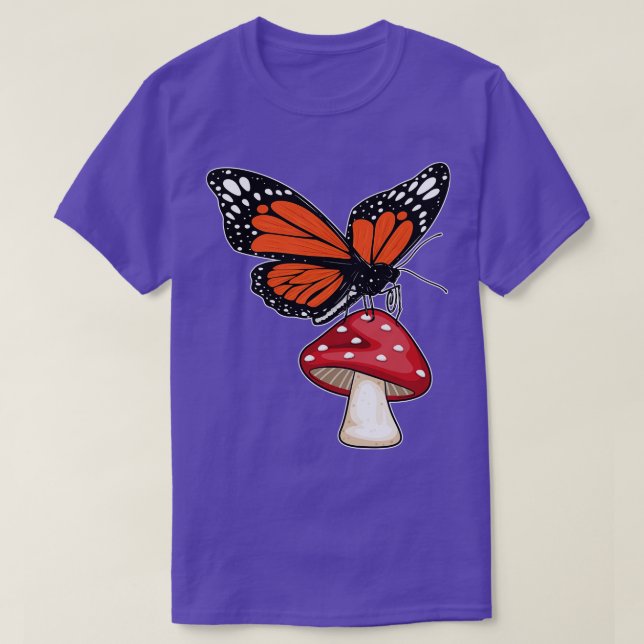 Camiseta Mariposa Mushroom (Diseño del anverso)