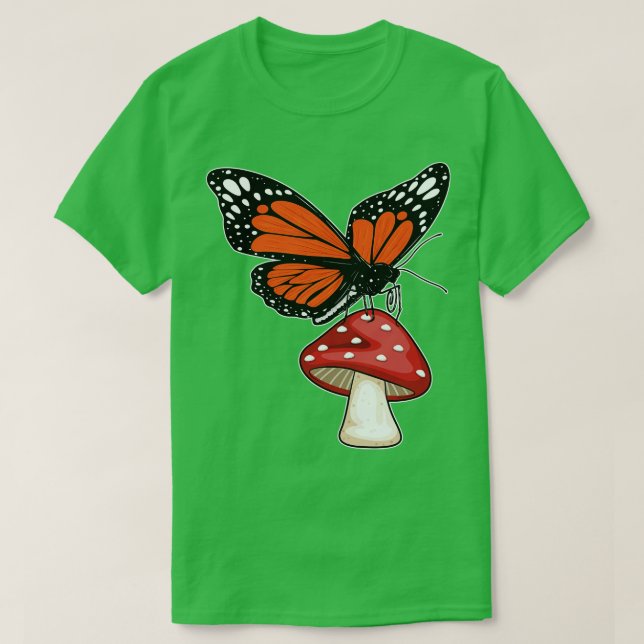 Camiseta Mariposa Mushroom (Diseño del anverso)