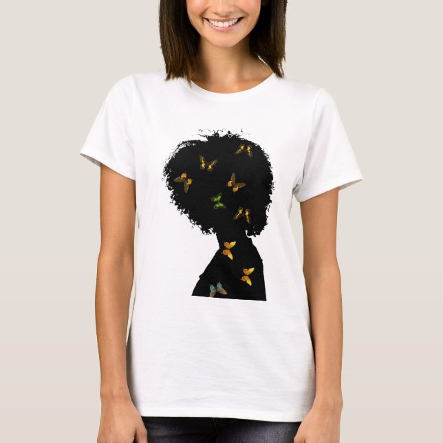 Camiseta Mariposa natural (Anverso)