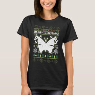 Camiseta Mariposa navideña T Ugly Navidades Animal