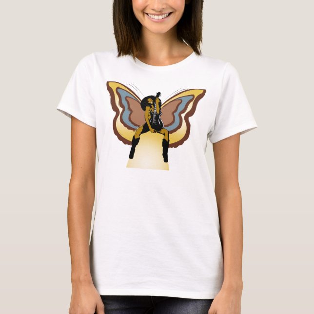Camiseta Mariposa negra (Anverso)