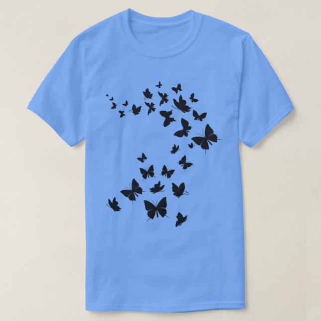 Camiseta Mariposa negra 6 (Diseño del anverso)
