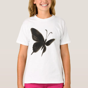 Camiseta Mariposa negra - Elegante diseño alado