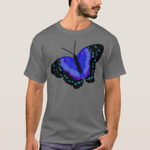 Camiseta Mariposa negra y azul 3