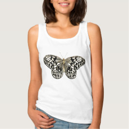 Camiseta Mariposa negra y blanca