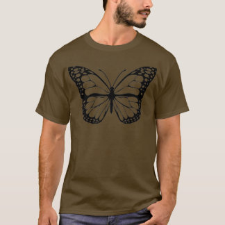 Camiseta Mariposa negra y blanca 2