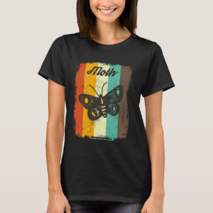 Camiseta Mariposa Nocturna Retro Años 70 Arte Vintage Amant
