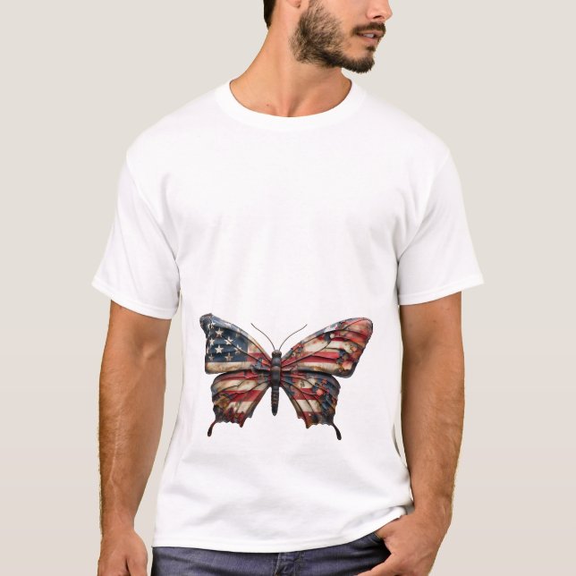 Camiseta Mariposa norteamericana (Anverso)