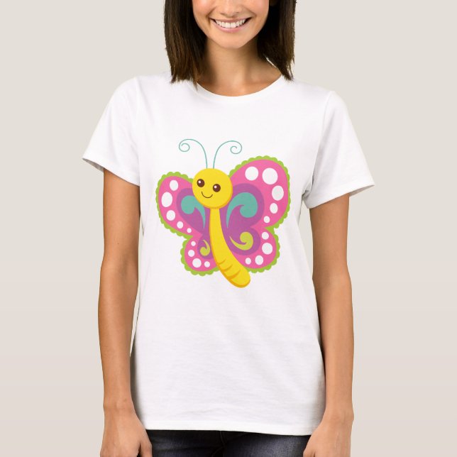 Camiseta Mariposa personalizado (Anverso)
