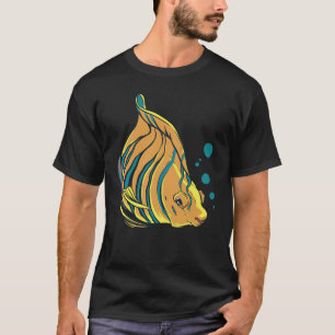 Camiseta Mariposa Pescado Acuario Agua Salada Mar Pescado A