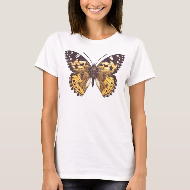 Camiseta Mariposa pintada (Anverso)