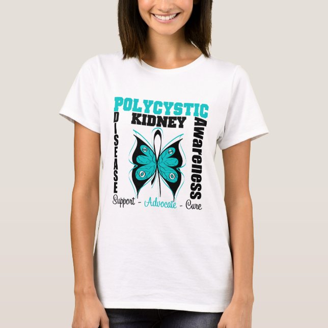 Camiseta Mariposa policística de la conciencia de la (Anverso)