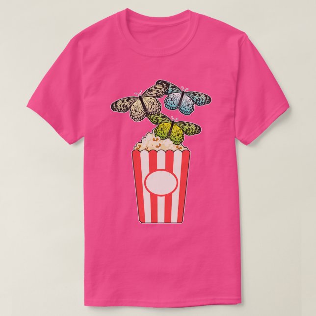 Camiseta Mariposa Popcorn (Diseño del anverso)