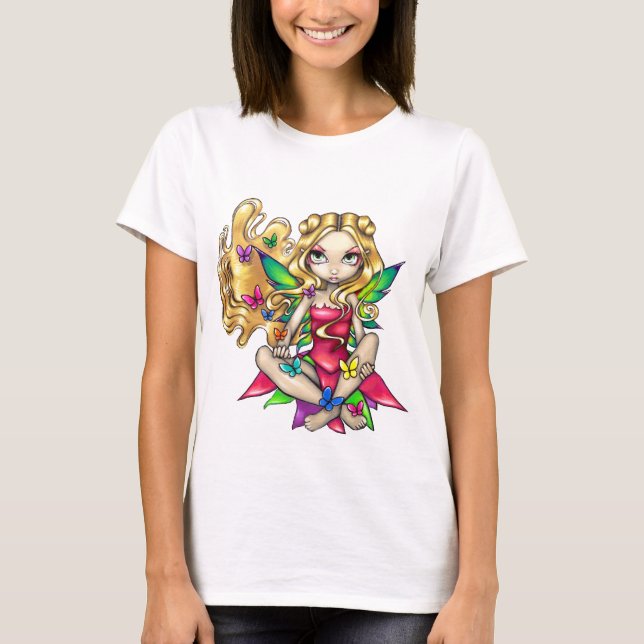 Camiseta Mariposa Princesa Hada Shirt (Anverso)