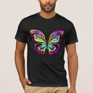 Camiseta Mariposa psicodélica