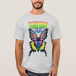 Camiseta Mariposa Psicodélica del motor Technicolor