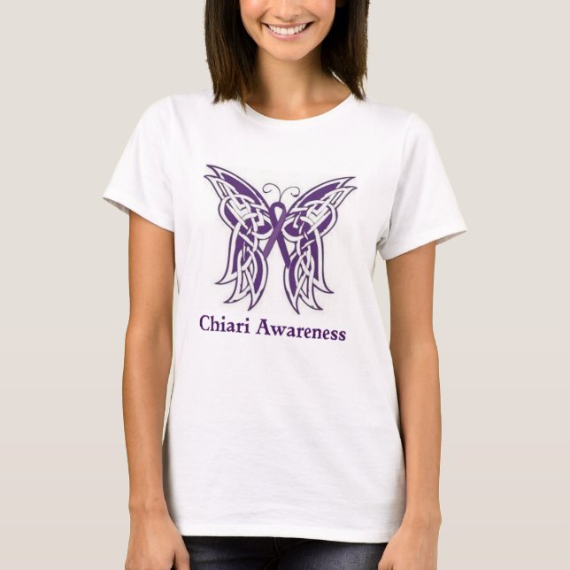 Camiseta Mariposa púrpura (Anverso)