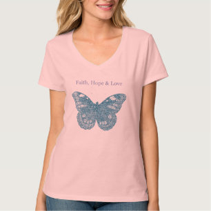 Camiseta Mariposa Purpurinoso