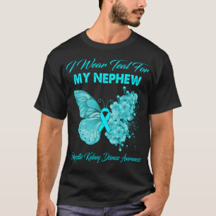 Camiseta Mariposa Que Llevo Verde azulada Para Mi Niña Poli