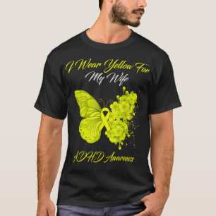 Camiseta Mariposa Que Uso Amarillo Para Concienciar A Mi Es