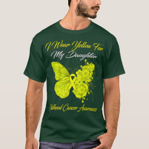 Camiseta Mariposa Que Uso Amarillo Para Mi Hija Infantil