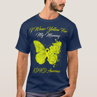 Camiseta Mariposa Que Uso Amarillo Para Mi Mami ADHD Awares