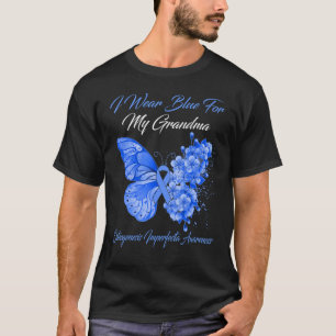 Camiseta Mariposa Que Uso Azul Para La Osteogénesis De Mi A