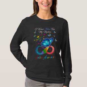 Camiseta Mariposa Que Uso Azul Para Mi Awarene De Autismo D