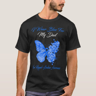 Camiseta Mariposa Que Uso Azul Para Mi Papá Von Hippel Lind