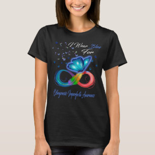 Camiseta Mariposa Que Uso Azul Para Osteogenesis Imperfecta