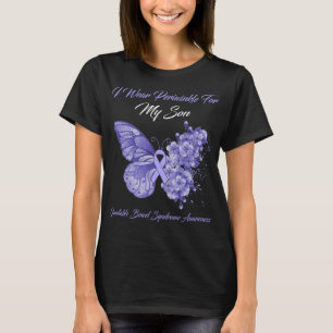 Camiseta Mariposa Que Uso Periwinkle Para Mi Hijo Irritable