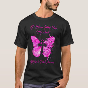 Camiseta Mariposa Que Uso Rosa Para La Tía Lip Izquierda Y 