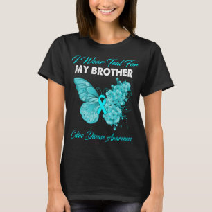 Camiseta Mariposa Que Uso Verde azulado Para Mi Hermano Cel
