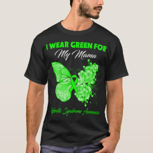 Camiseta Mariposa Que Uso Verde Para Mi Abuela Nefrota Sy