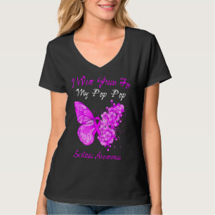 Camiseta Mariposa Que Uso Verde Para Mi Escolliosis Pop