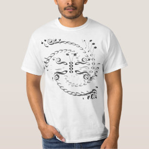 Camiseta Mariposa remolinada de la música