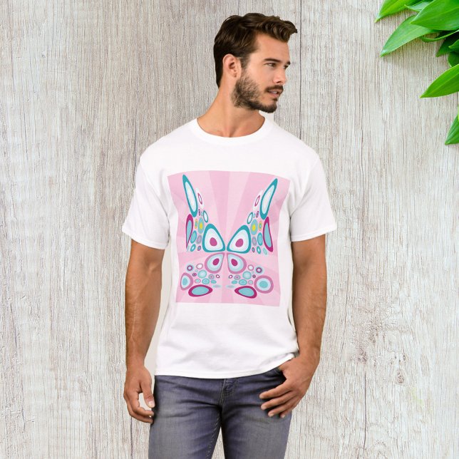 Camiseta Mariposa Retro Resumen Arte Pop (Subido por el creador)