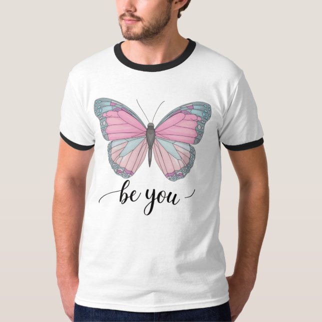Camiseta Mariposa sé tú (Anverso)