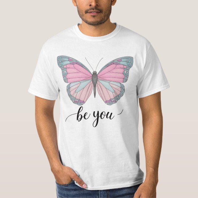Camiseta Mariposa sé tú (Anverso)