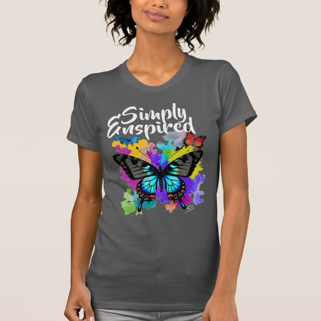 Camiseta Mariposa simplemente encantada (Anverso)