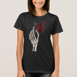 Camiseta Mariposa Skeleton Hand