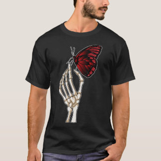 Camiseta Mariposa Skeleton Hand