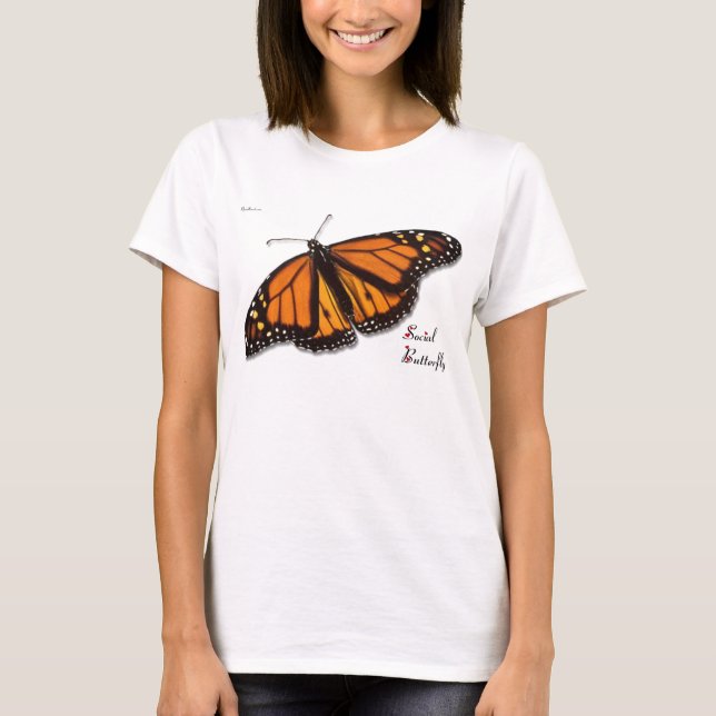 Camiseta Mariposa social (Anverso)